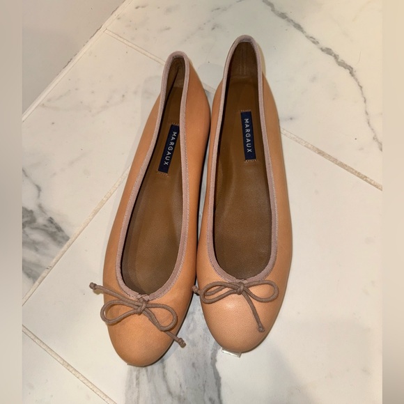 New Margaux NY Ballet Pink Nappa Leather Ballet Flats in size 40M - Picture 9 of 11